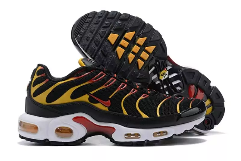 nike air max plus tn  homme noir jaune rouge4